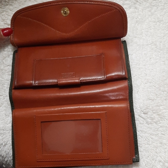 Dooney & Bourke Black and Brown Wallet - Picture 5 of 10